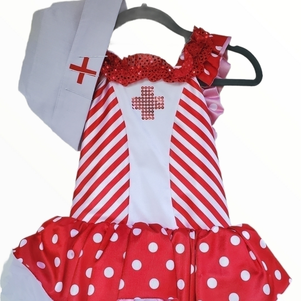 Curtain call costumes E873 Wish You Well Nurse costume Medical sz CME